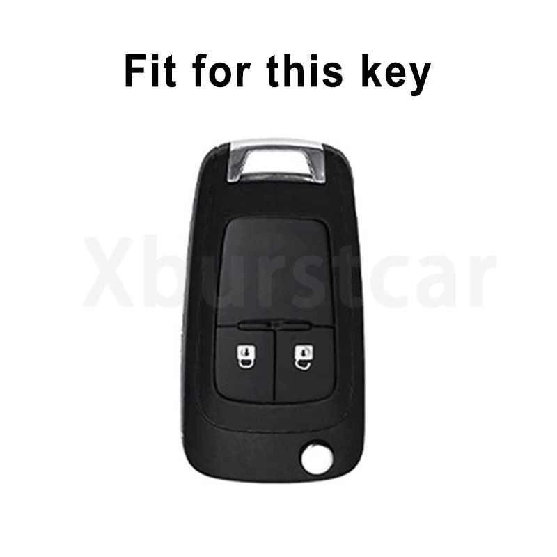 2 Buttons TPU Shell For Chevrolet Cruze Aveo Trax Sail Malibu for Opel Vauxhall Astra Corsa Meriva Insignia Car Key Case Cover
