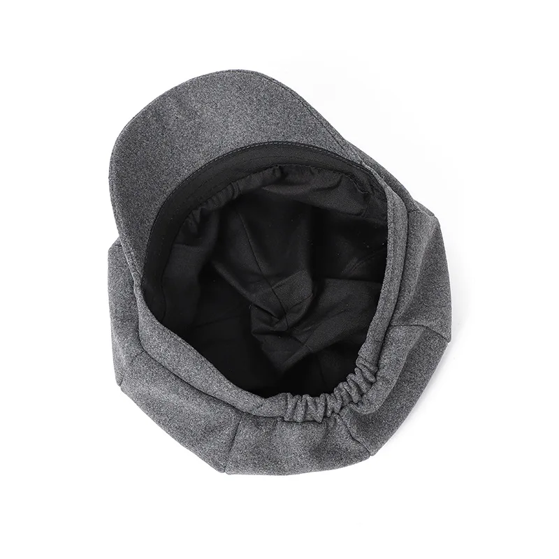 Beret Winter Hats for Women Solid Plain Cute Cat Ear Octagonal Newsboy Cap Ladies Casual Winter Beret Women Painter Cap Vintage