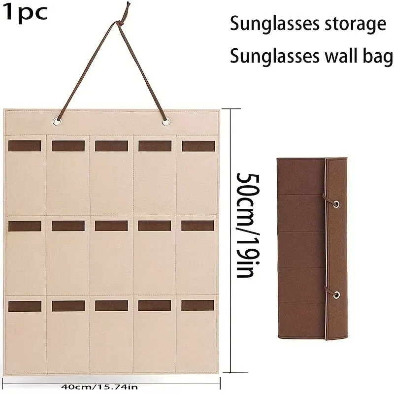 1PC Nordic Wall Hook Perforation-free Creative Glasses Storage Rack