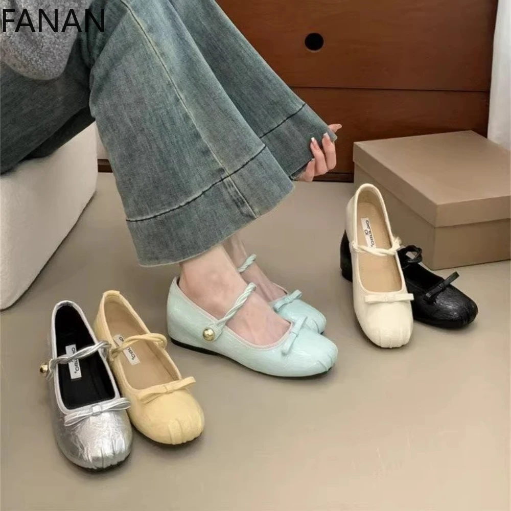 

Туфли черные Женские туфли Мэри Джейн на плоской подошве Летние туфли на низком каблуке Love Leather Повседневные кроссовки с круглой головкой Party Dress Одинарные туфли