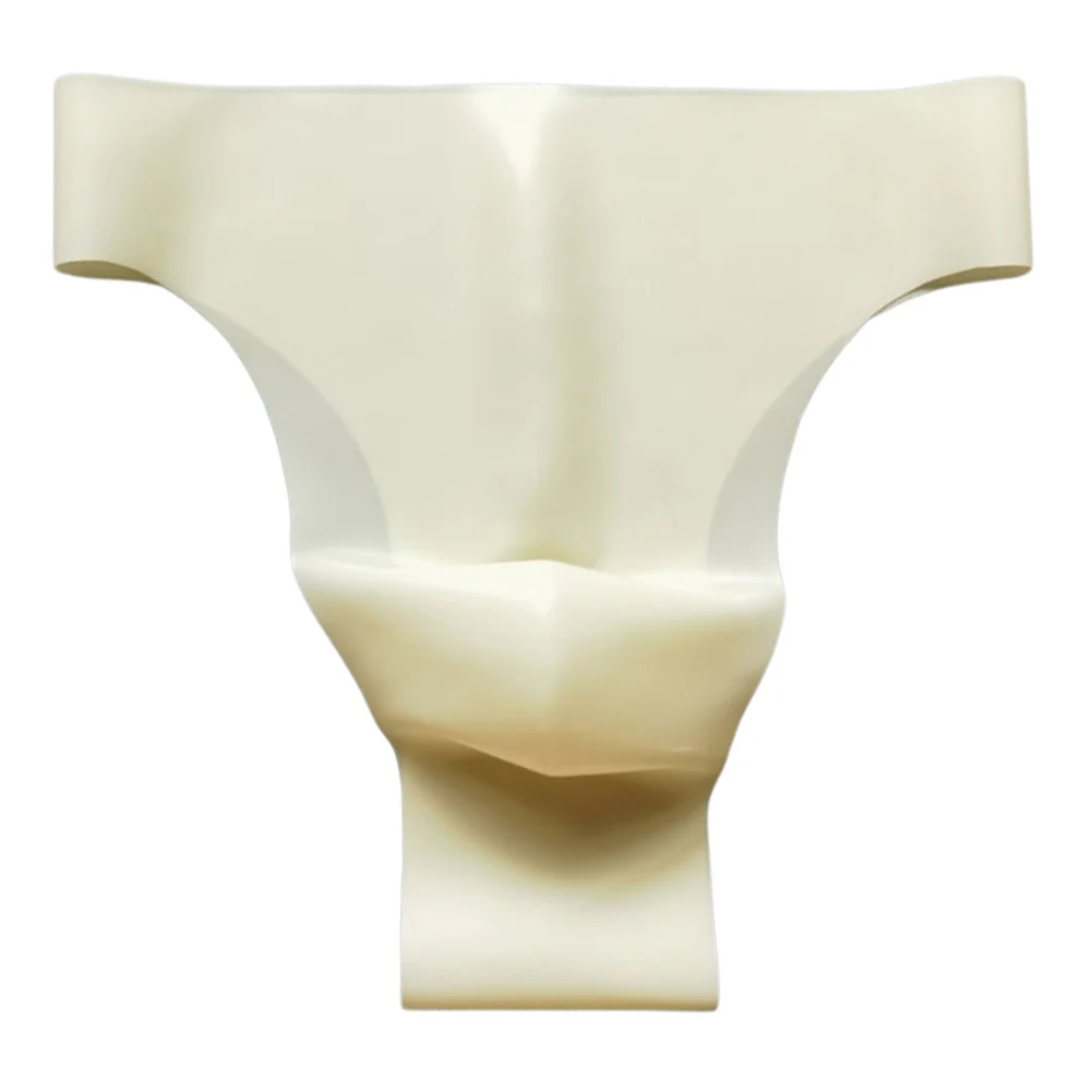 Mens Latex Briefs Gay Sissy Seamless Brazilian Underwear Low Waist Erotic Sexy Lingerie Soft Underpants Men's Triangular Panties