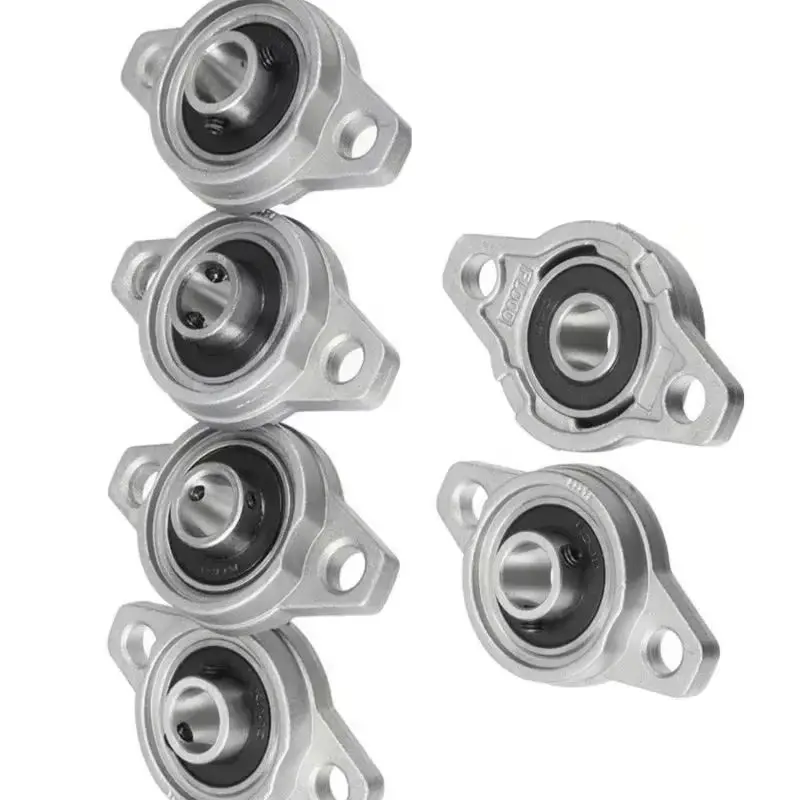 

6PC KFL000 KFL004 KFL005 KFL006 KFL08 KFL08 08 8 12mm Pillow Block rhombic Bearing, ZINC Alloy Insert Linear Bearing Shaft