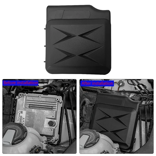 Compatible🔧For-Audi Q5 Q5L 2018-2020 ECU Electronic Control Unit Protection Cap Engine Computer Board Dustproof Cover