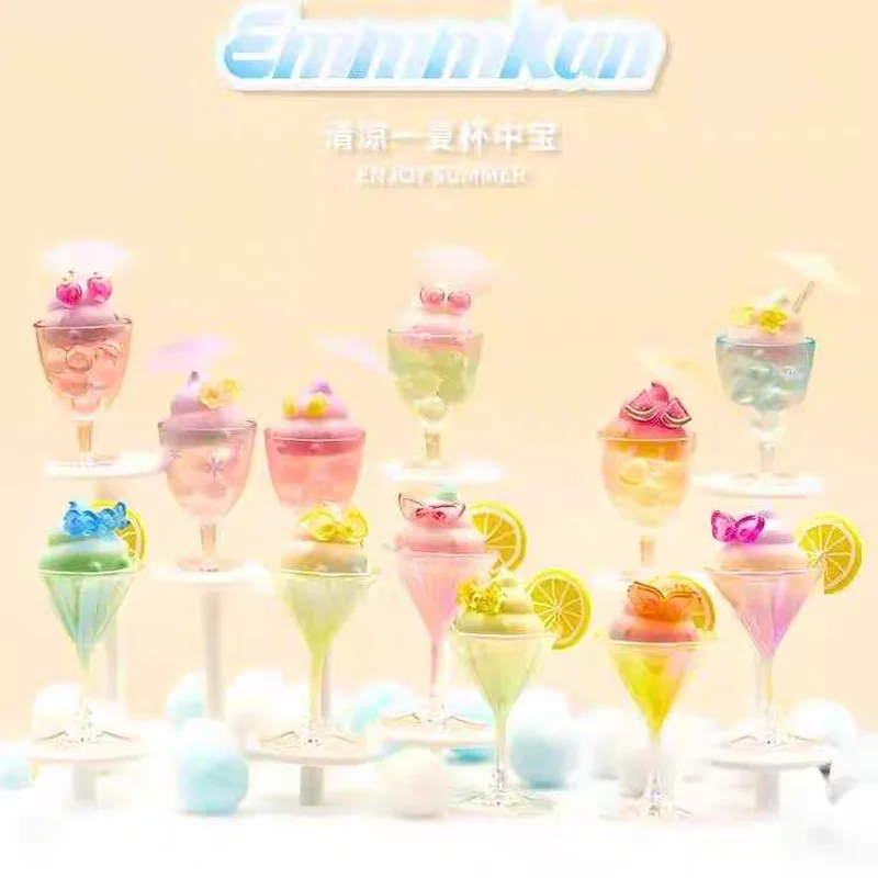 

Emmmkun Summer Cool Cocktail Cup Mini Blind Box Cute Figures Model Dolls Desktop Decor Gift For Anime Fans In Stock