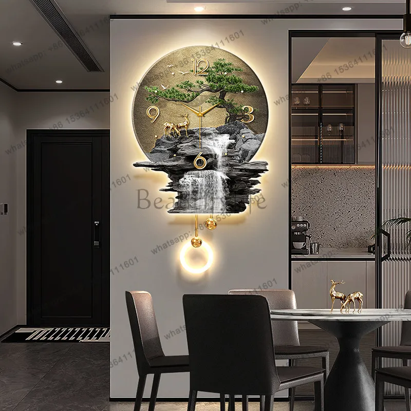 Best Sellers Led Luxury Wall Clocks Big Size Aesthetic Design Fashion Modern Wall Watch Creative Silent Reloj De Pared Living Ro
