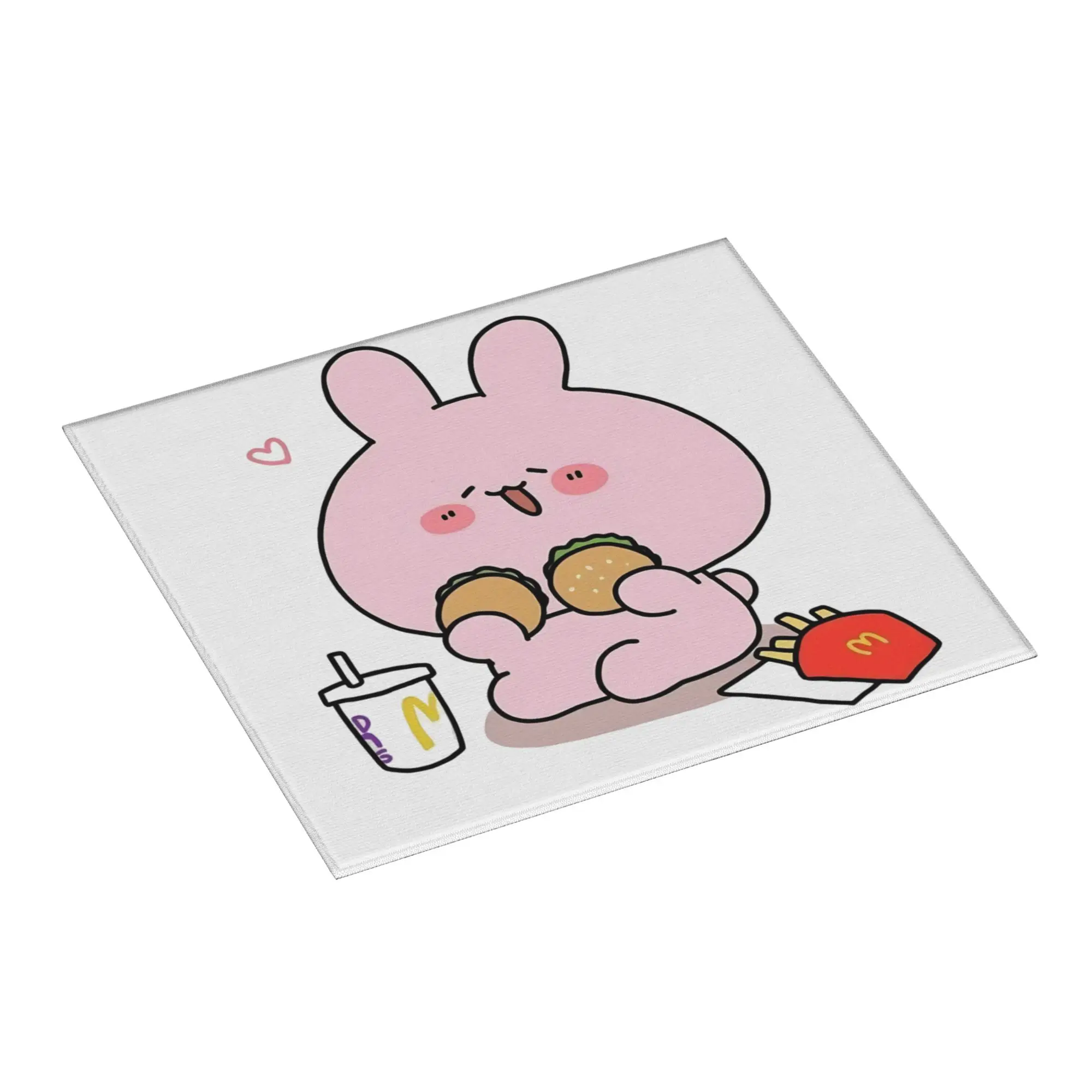 Asamimichaan Anime Cartoons Asamimi Non Slip Kitchen Counter Protector Mat Barware Tableware Reusable Drying Mat For Kitchen