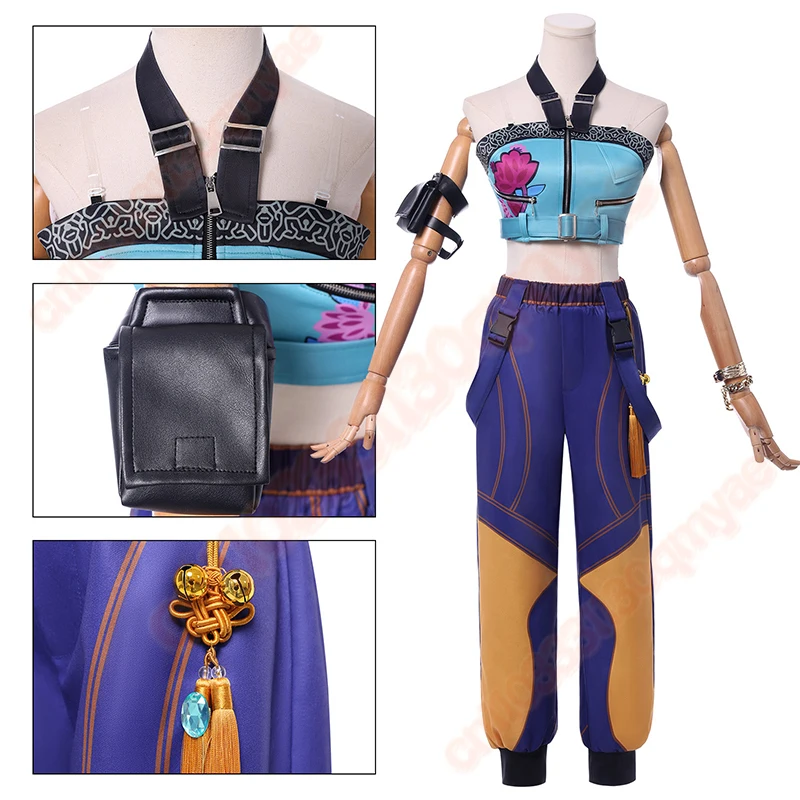 2025年アニメチームKPOPデーモンハンターズロールプレイユニフォームセクシーステージハンターズゾイコスプレコスチューム女性女の子カーニバルパーティー衣装