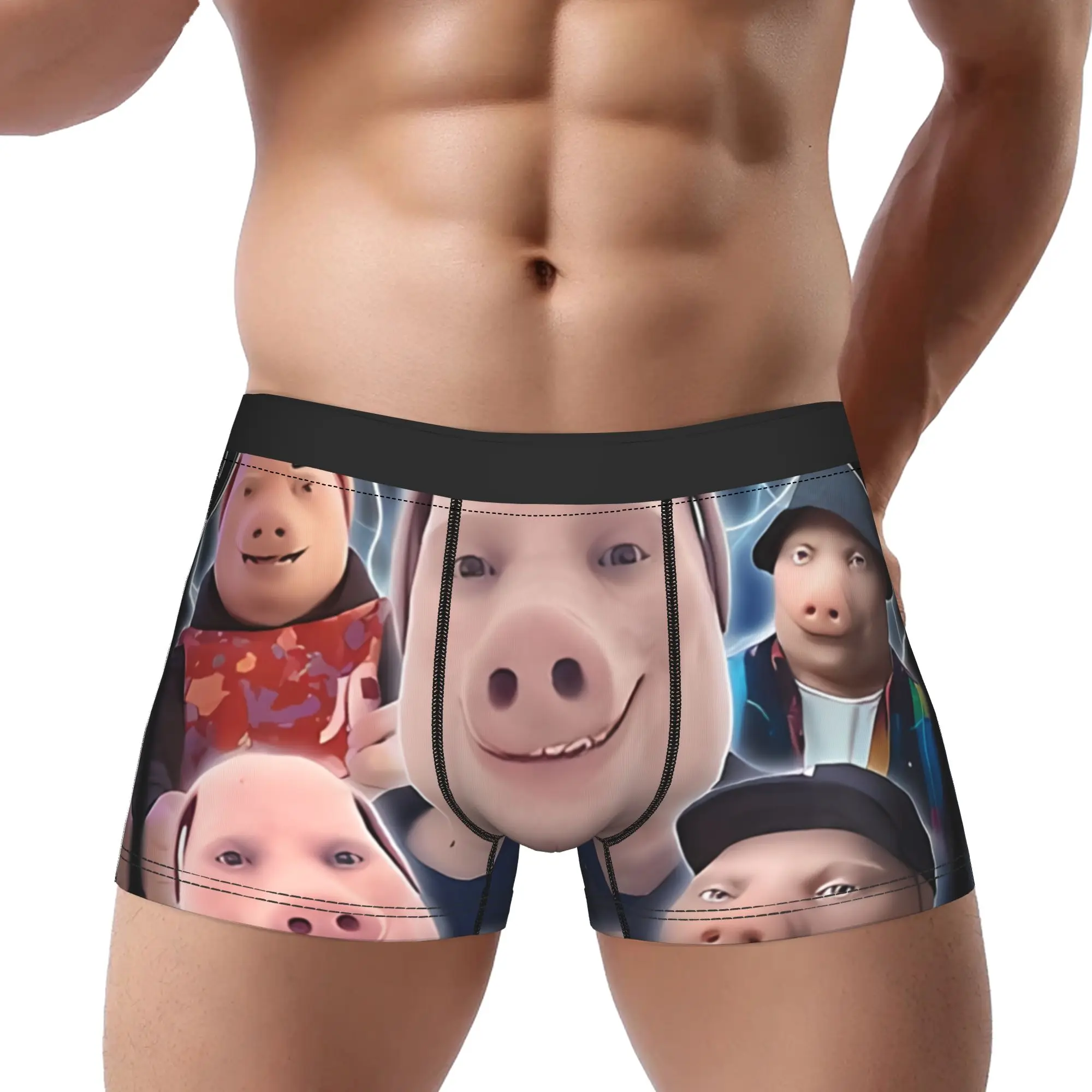 

Calling John Pork Underpants Breathbale Panties Male Underwear Comfortable Shorts Boxer Briefs