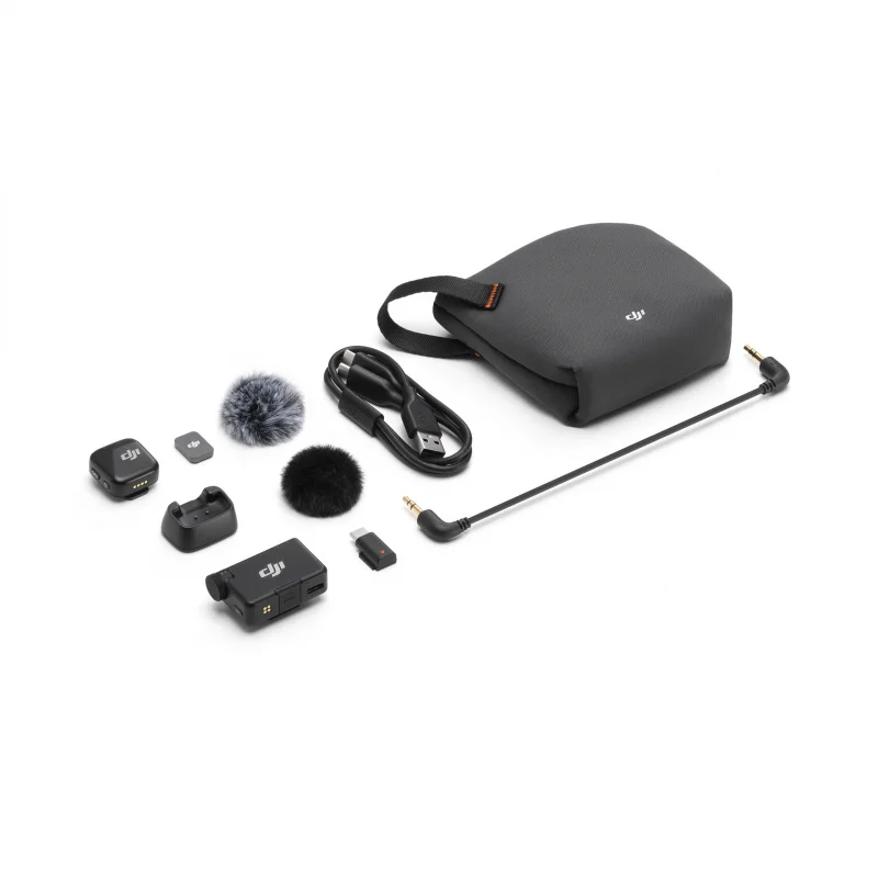 DJI MIC mini 1*Transmitter 1*Receiver High-Quality Audio With Stable Transmission Two-Level Active Noise Cancelling New Original