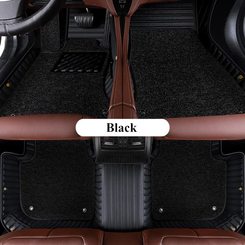 High quality! Custom car floor mats for Toyota Land Cruiser 300 2025-2022 7 seats non-slip double layers carpets for LC300 2023