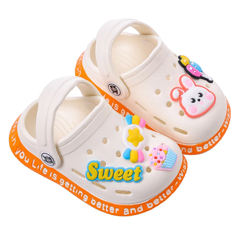 Children\'s Sandals and Slippers Cartoon Soft Sole Anti Slip Children\'s Shoes Girls\' Indoor Home Shoes Boys\' Sandals Kids Shoes