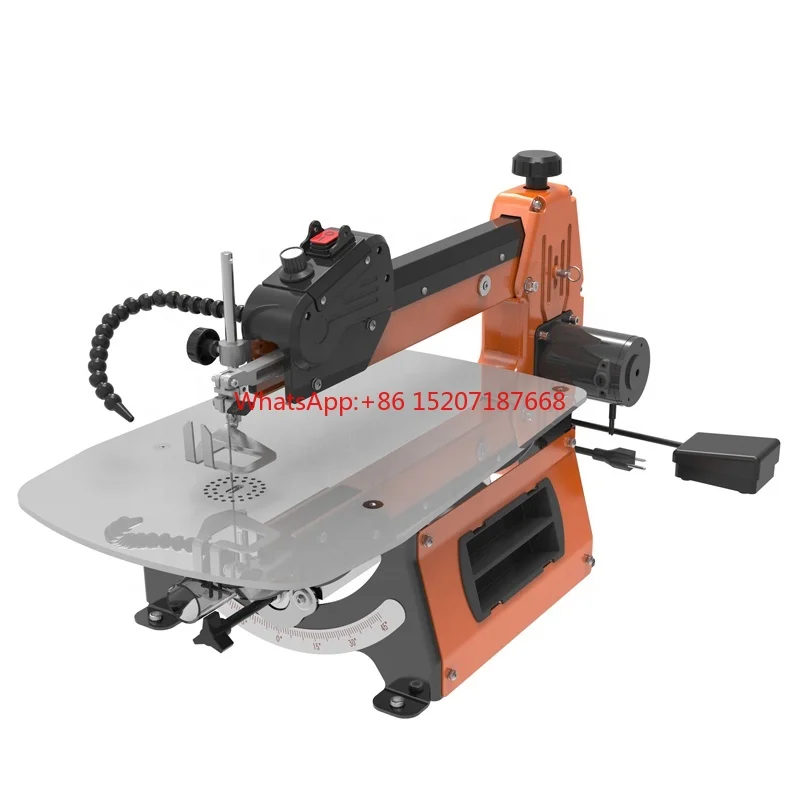 Woodworking Electric Bench Scroll Saw 18 inch Variable Speed Scroll Saw Machine to Cut Thick Wood