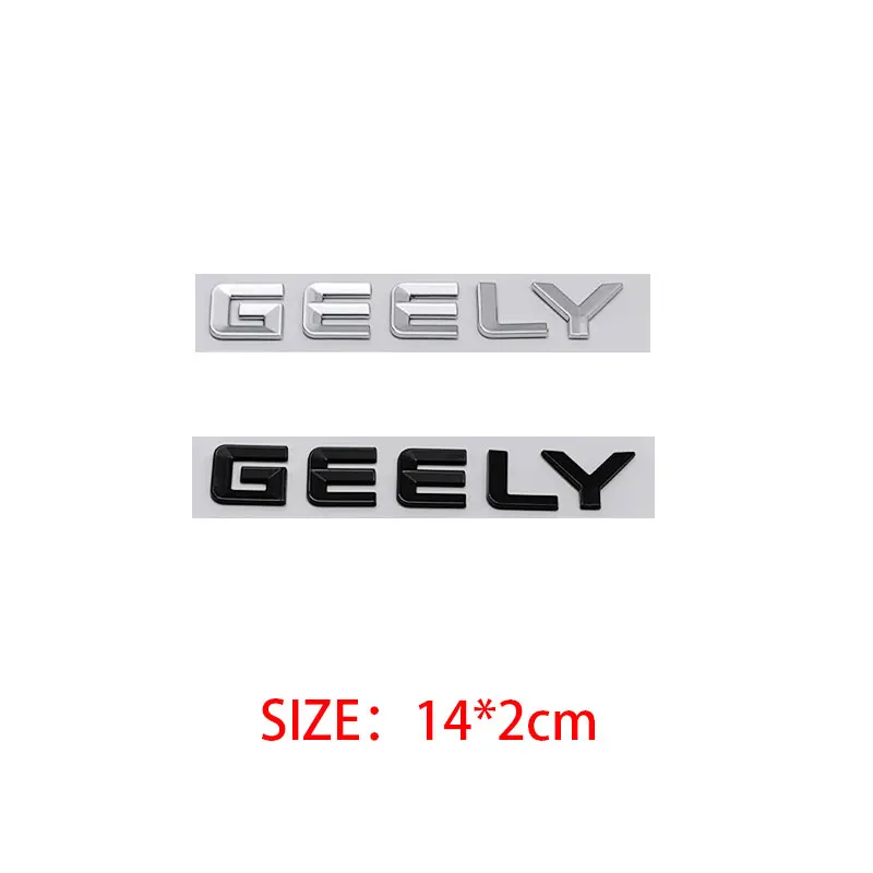 EMGRAND GEELY nieuwe brief Label Badge Auto stickers voor Geely Serie Atlas EmgrandGT monjaro coolray gemodificeerde body kofferbak logo