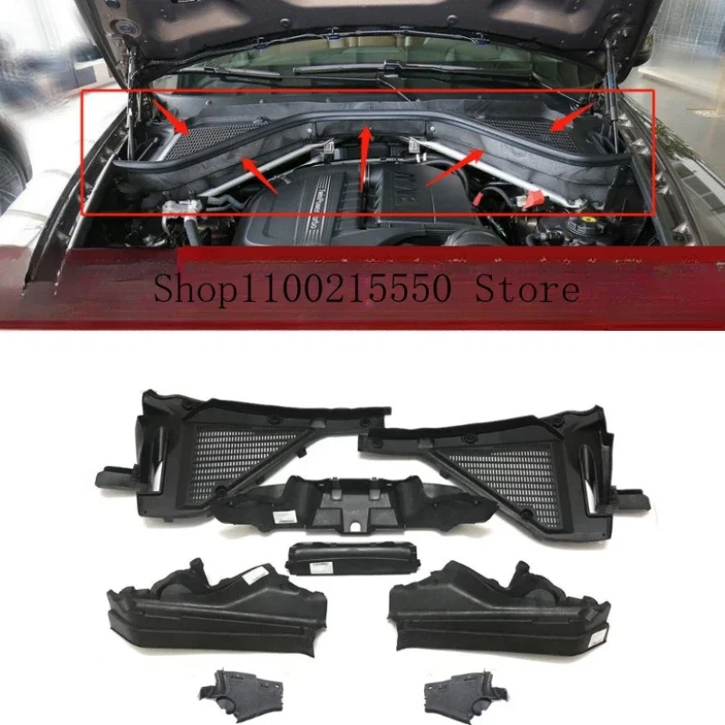 Engine heat shield firewall compartment partition For BMW X5 X6 E70 E71 2007-2014