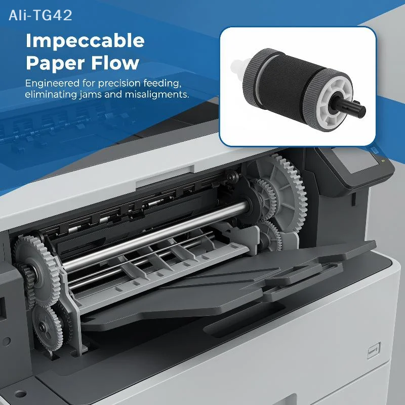 pogyrt Printer Paper Pickup Roller 1Pcs Non-Slip Wear-Resistant Rubber Accessory for Common Household Inkjet Printers