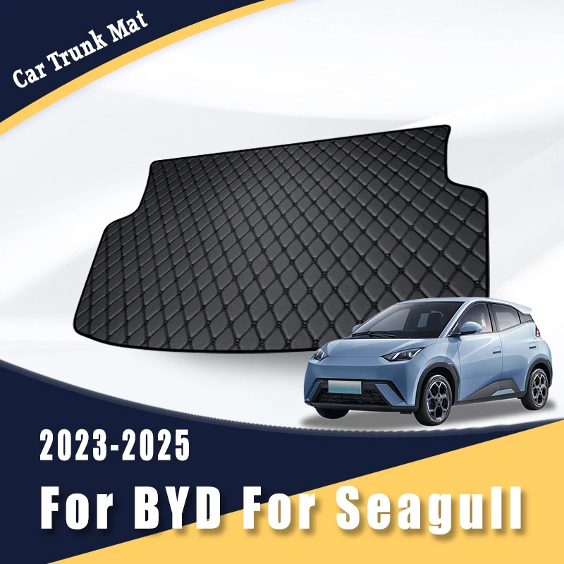 

Ковры в багажник, автомобильные коврики для BYD для Seagull 2023 2024 2025, автоаксессуары, интерьер автомобиля, водонепроницаемые чехлы, товары, коврики