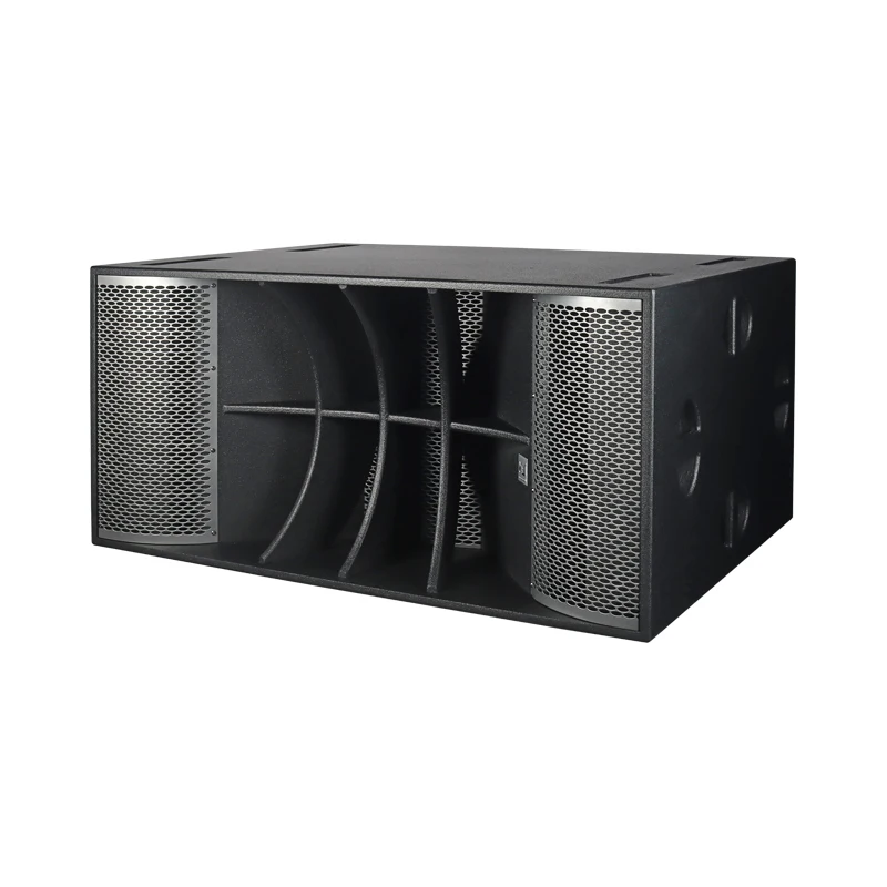 

Dual 18-Inch Passive Subwoofer Rich Bass Strong Elastic Effect Big Power New Design Professional Outdoor Wooden Stage