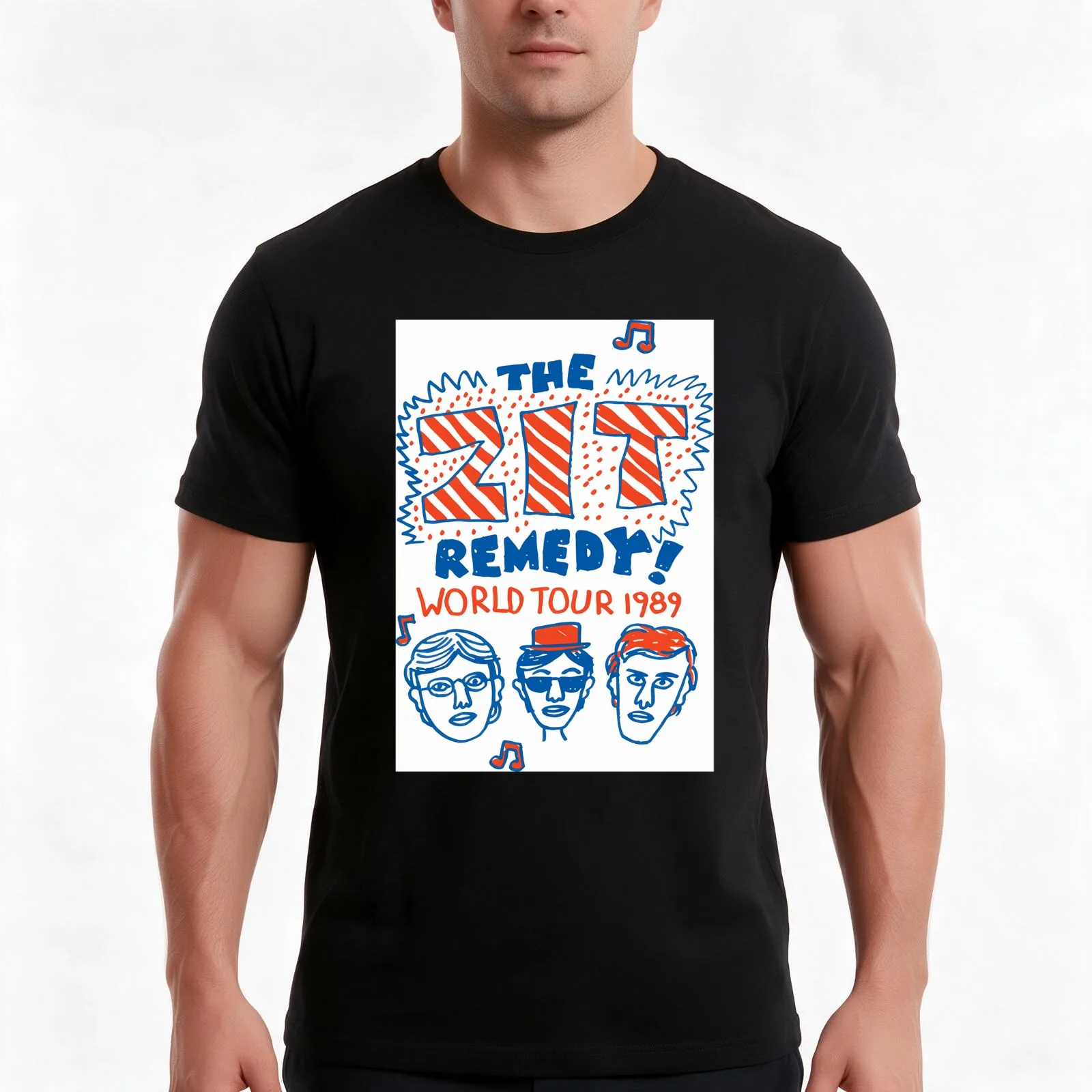 Zit Remedy Degrassi Junior High T-Shirt, Summer Casual Cotton Tee, Oversized Streetwear Tops, Vintage Graphic Print, 100% Cotton
