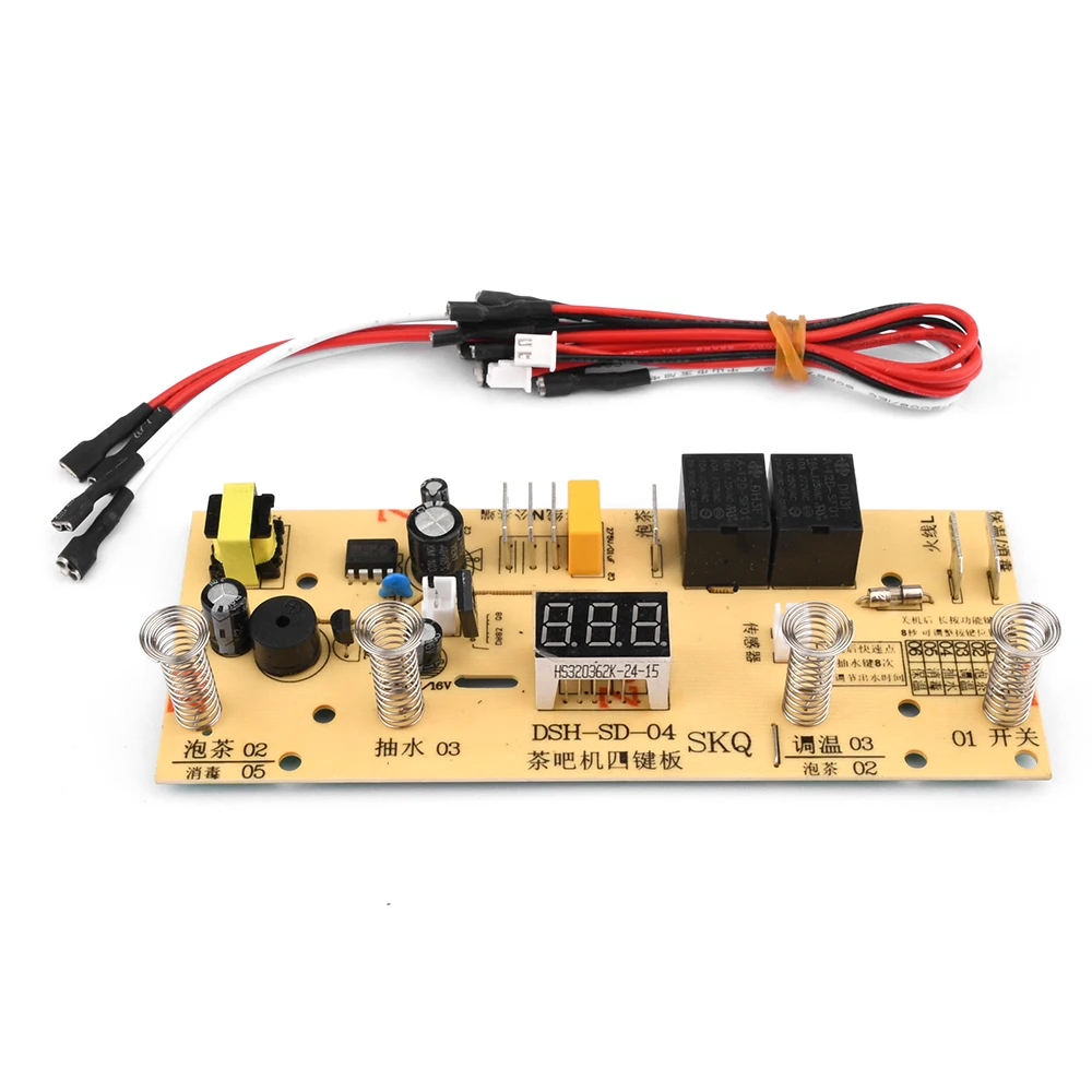 220V Universal Automatic Watering Circuit Board LED Display Electricity Hot Kettle Control Board 4 Keys 5 Keys 6 keys