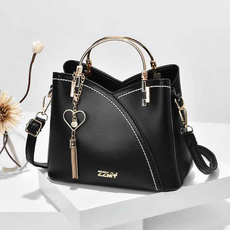 

Luxury design patchwork women's shoulder bag color matching casual feminine temperament versatile crossbody bag handbag