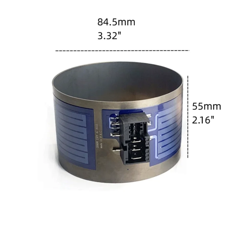 Nowy pierścień grzejny z grubej folii, odpowiedni do pompy obiegowej ogrzewania zmywarki Siemens/Bosch i akcesoriów do ogrzewania pompy wodnej