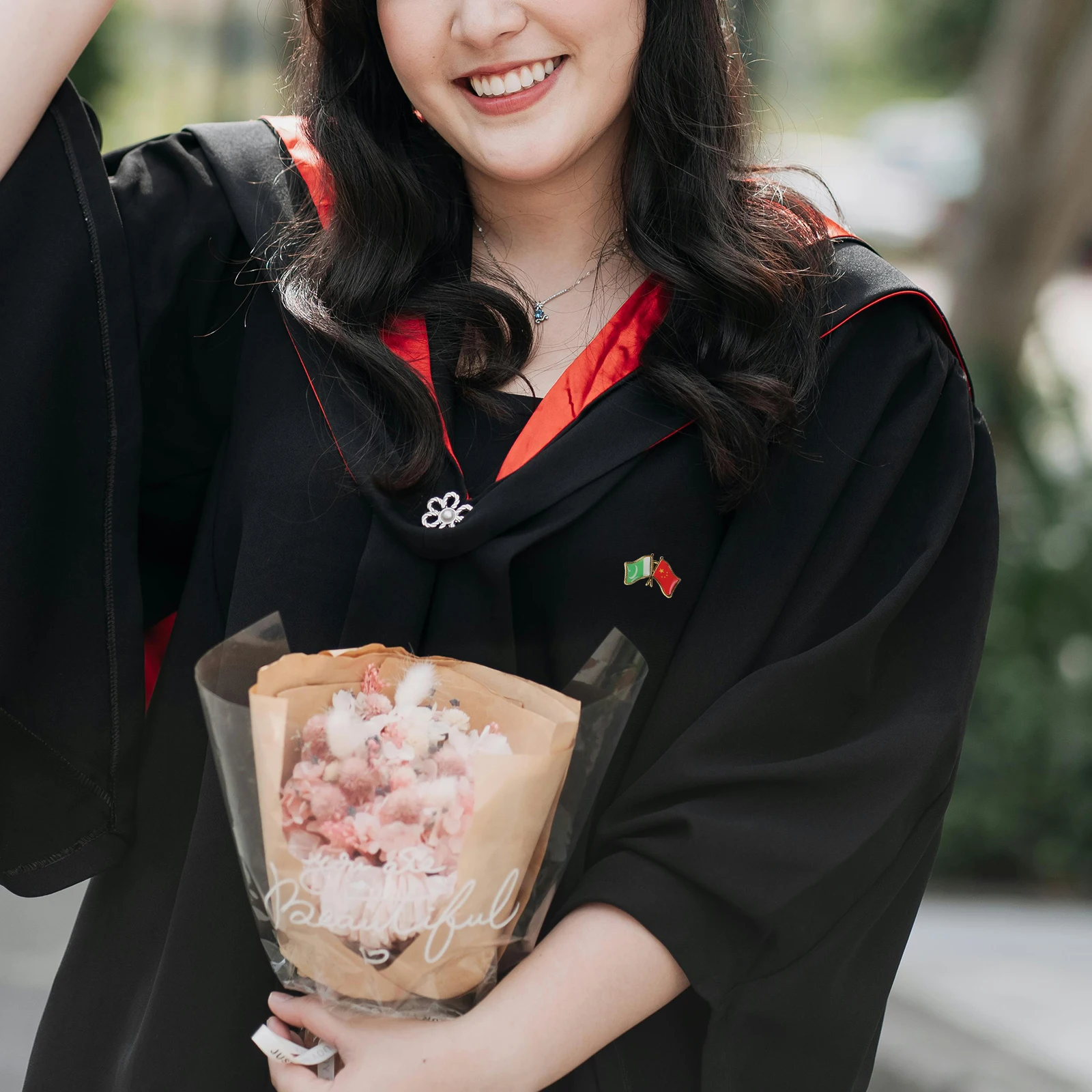 

4pcs Pakistan China Friendship Brooch Pin Badge Metal Lapel Enamel Brooches Women Men Decorative Clothing Hat Party Event