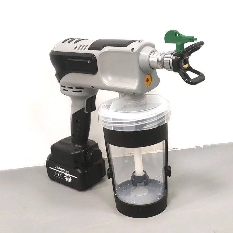 Electric 21V Airless Spray Machine Brushless Motor Large Capacity DIY Tools High-Efficient Adjustable Painting Projects Machine