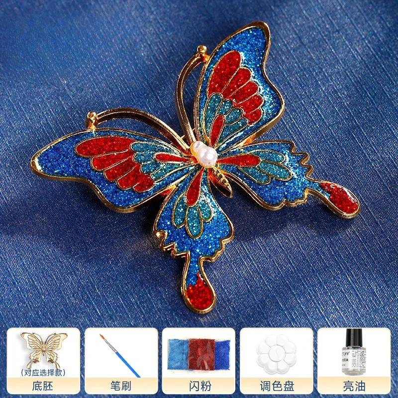 DIY  Filigree Enamel Art Painting CraftsStarter Kit, Craft Supplies , Hobby for Adults Women, Handmade Home Decor Gifts