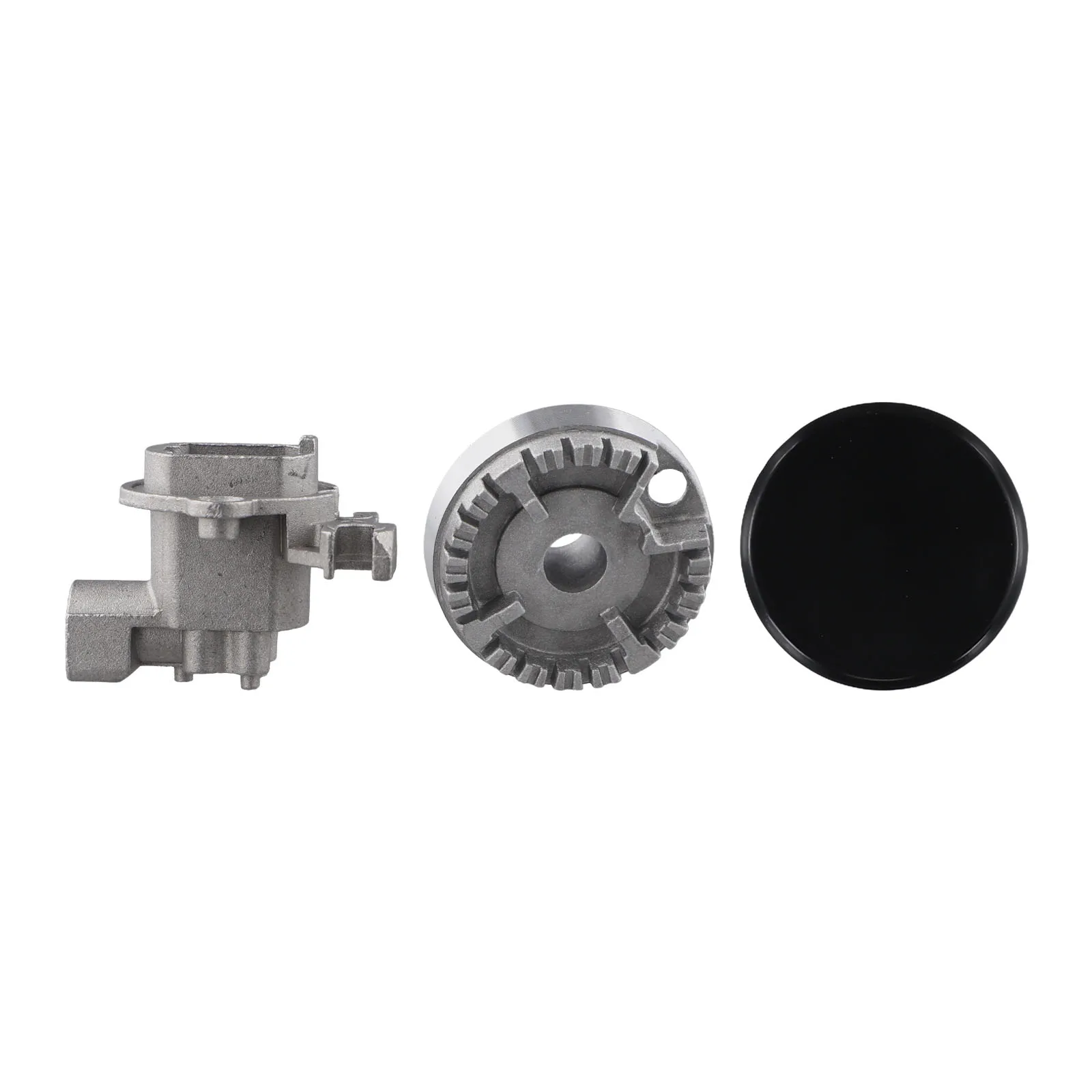 Upgraded Iron Gas Burner Crown Cover Set For Most Stoves 3 Piece Cookware Hat Stove Lid With 55mm 75mm 100mm Options