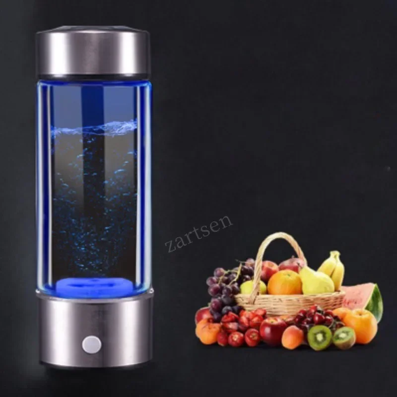 Lonizer – bouteille d'eau riche en hydrogène, générateur d'alcalinité, tasse saine, Portable, Rechargeable par USB, Anti-vieillissement, 430ml