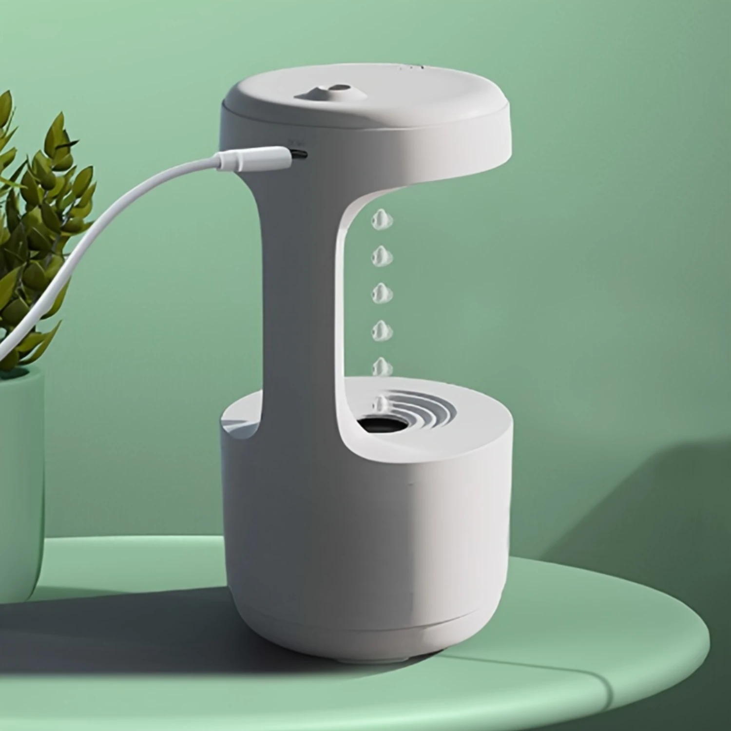 

New Creative Anti-gravity Water Drop Inverter Humidifier