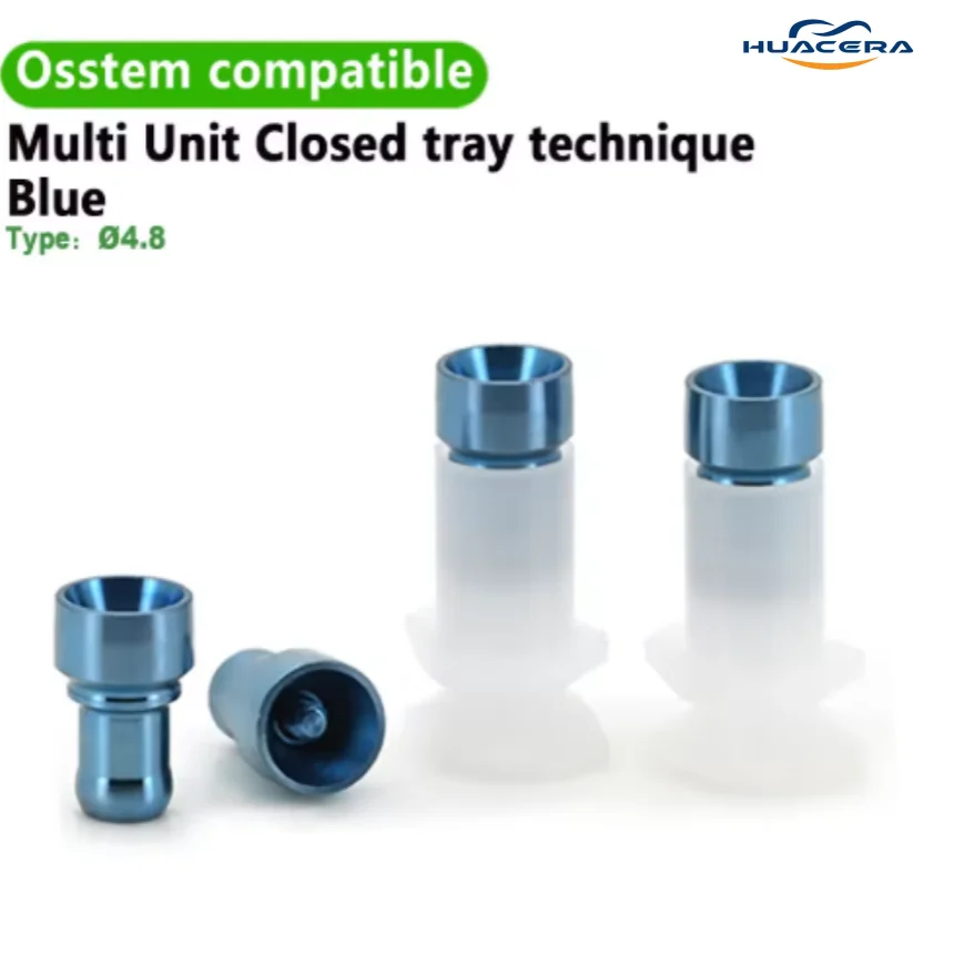 Osstem Multi Unit Abutment Coping Transfer Closed Top Impression Coping pour système d'implants dentaires en laboratoire, en stock, expédition rapide en 24h