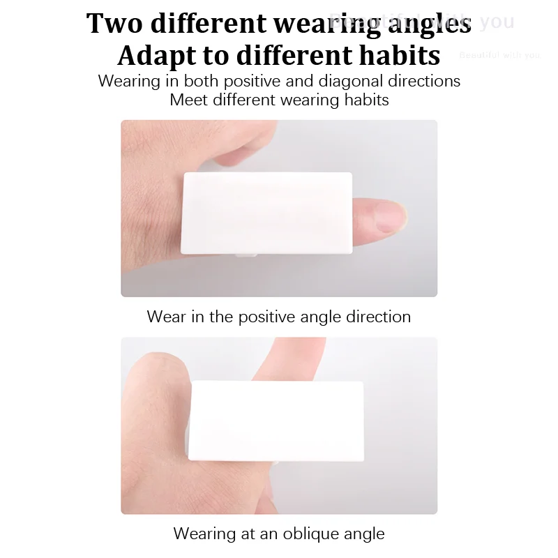 Wimper Splitter Nail Art Tattoo Lijm Pallethouder Wimperverlenging Ringen Stand Zelfklevende Pigmenthouders Vinger Schoonheidstools