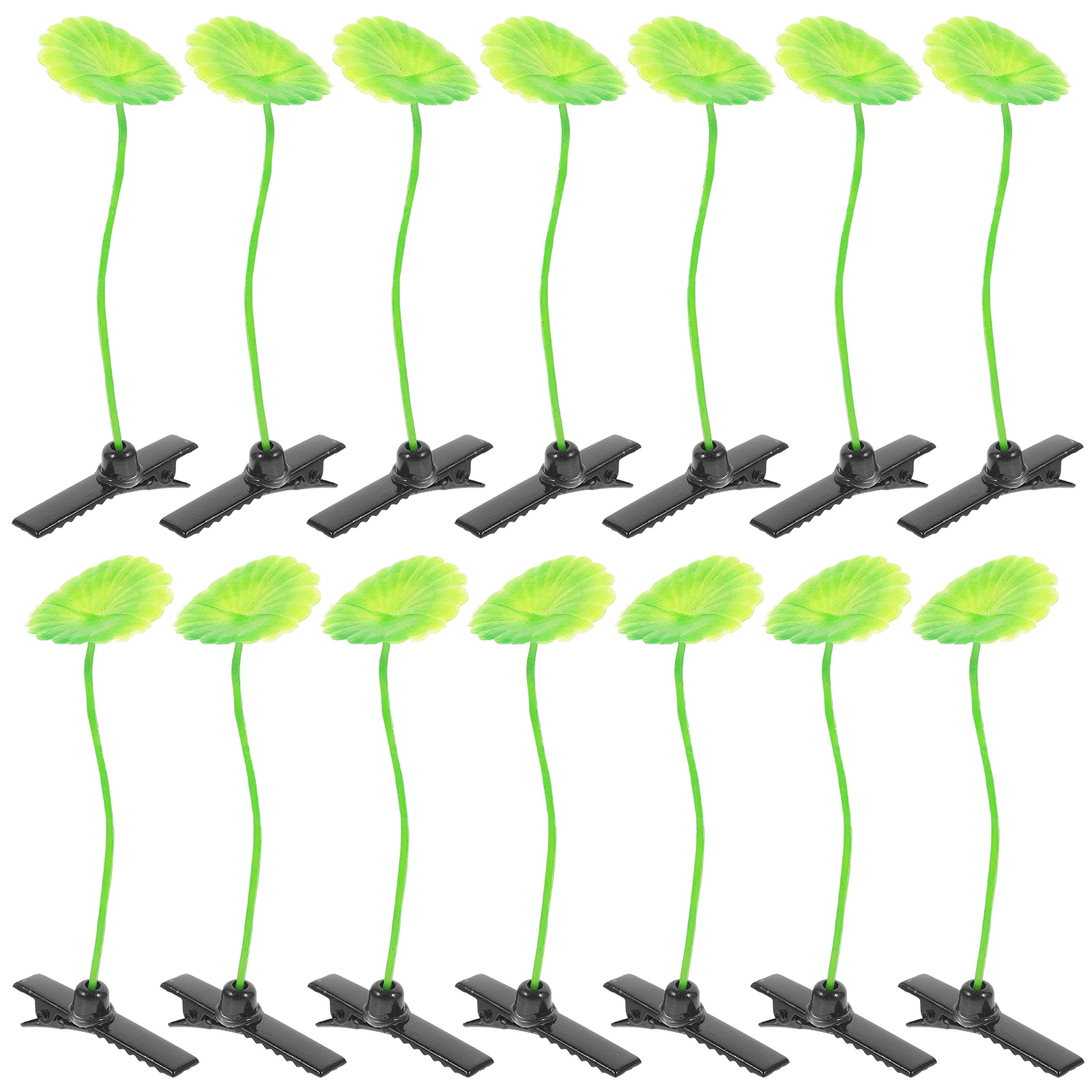 

20pcs Simulated Lotus Leaf Hairpin Cute Small Clips for Women Girls Hair Accessories Thin Hair Stylish Kawaii Plants