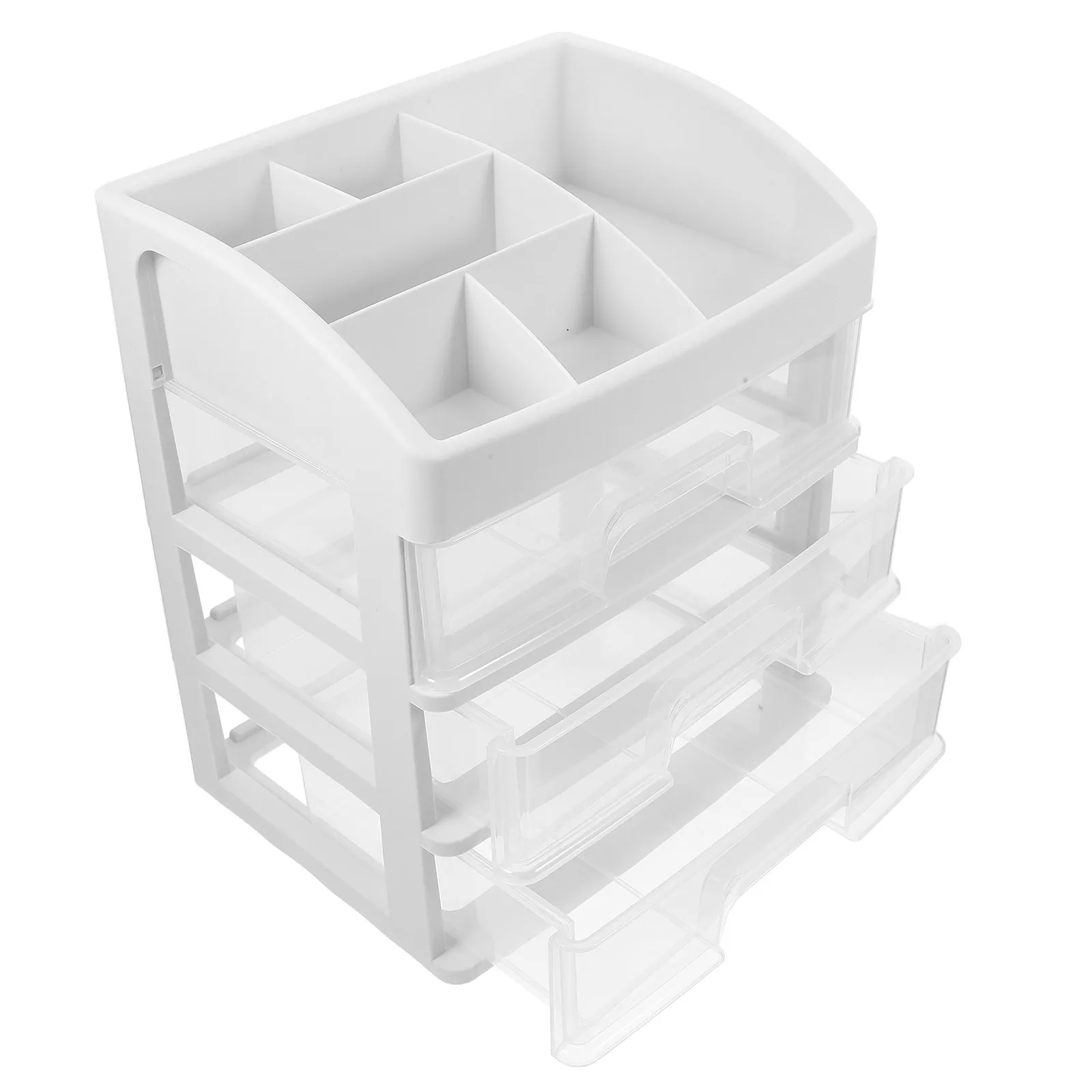 Multi-Layer Drawer Storage Box Desktop Organizer For Office School Supplies Makeup Accessories Kitchen Desk Organizer With