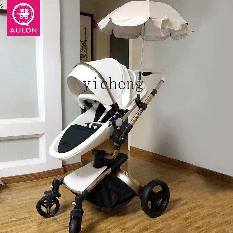 Tqh One Month Old Baby Gift High-End Gift for Newborn Baby Stroller High-Grade Foldable Cart