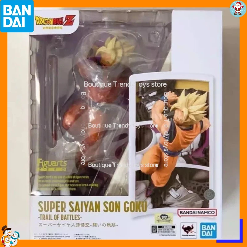 

Bandai Genuine Figuarts ZERO Dragon Ball SUPER SAIYAN SON GOKU -TRAIL OF BATTLES- Anime Action Figure Model Toys Gift Children