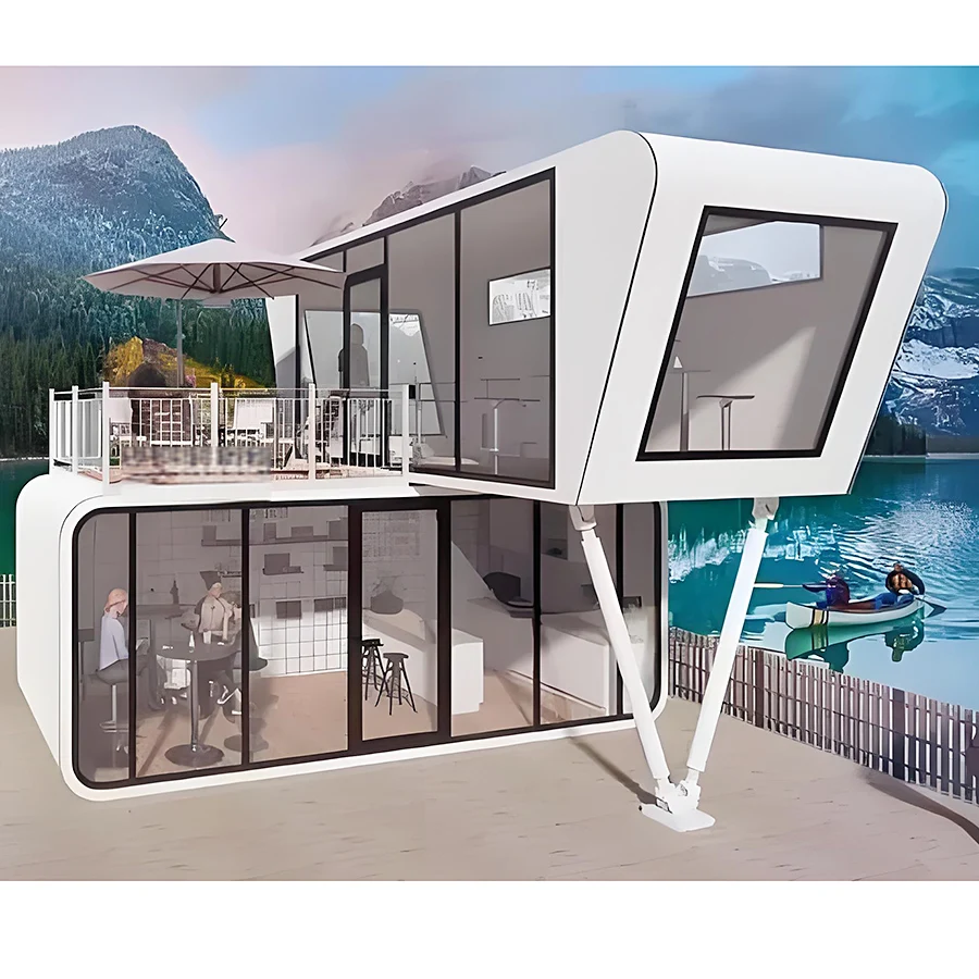 Prefab Capsule House Price Chinese Prefabricated Houses in Luxury Containers Tiny Homes Prefabricated Mobile Home Pre Fab Homes