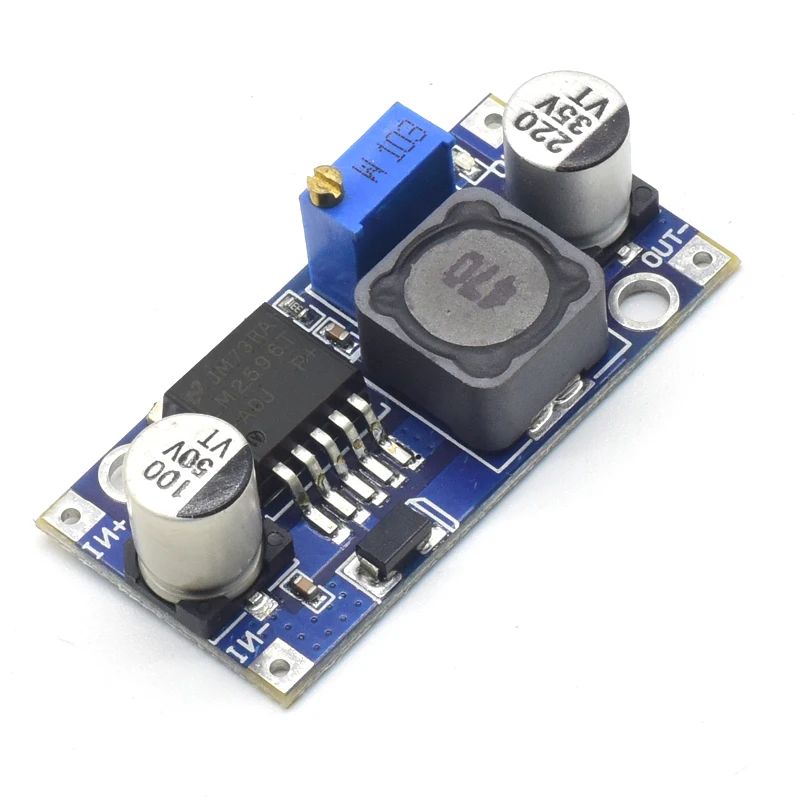 3A 4.5-40V Adjustable DC to DC Step Down Converter Board LM2596 Power Supply Module by Adjustable