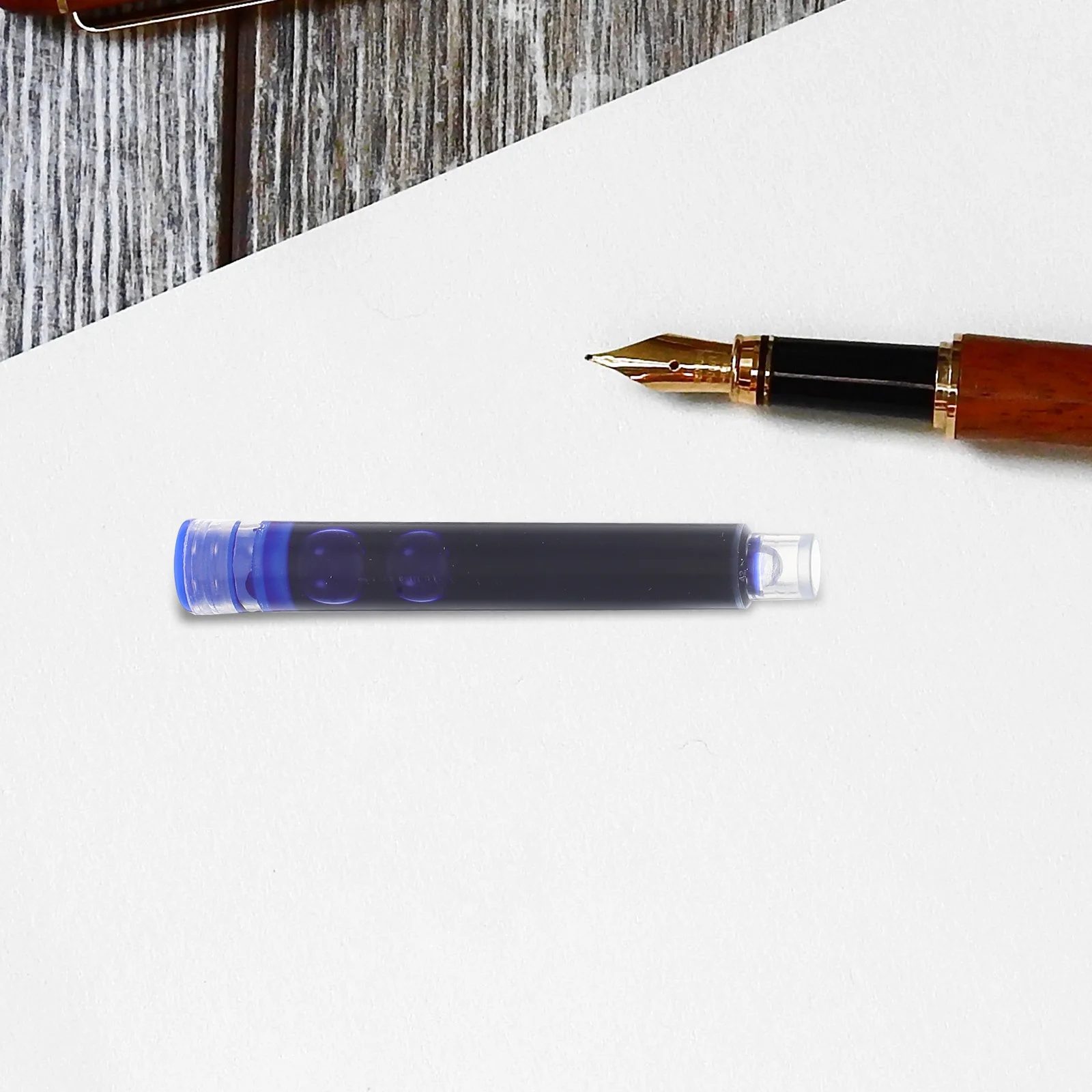 1Set Fountain Pen Ink Replacement Cartridges Smooth Flow Fast Dry Ink for Practice Books Notes School Office Wide Compatibility