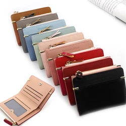 Fashion Women Coin Purse Mini Clutch Short Wallet Card Holder Female Hasp Mini Clutch For Girl Coin Purse Small Wallet