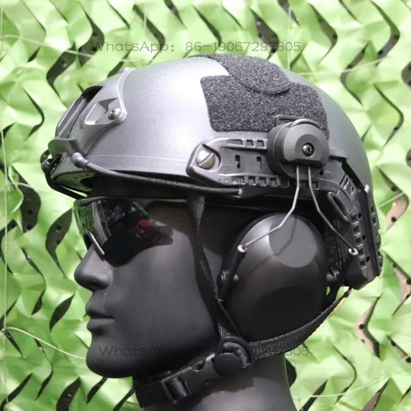 

Комплект для активного отдыха: военный шлем, наушники, очки, снаряжение для косплея Delta End