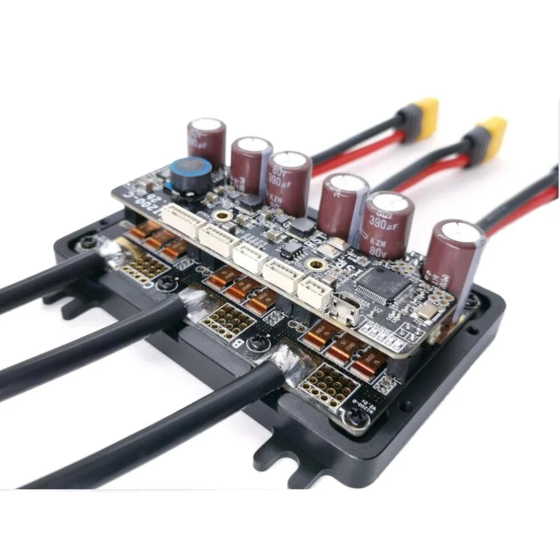 Flipsky 75200 ESC Controlador de velocidad eléctrico programable 3-16S basado en VESC para robótica Go Cart Kart