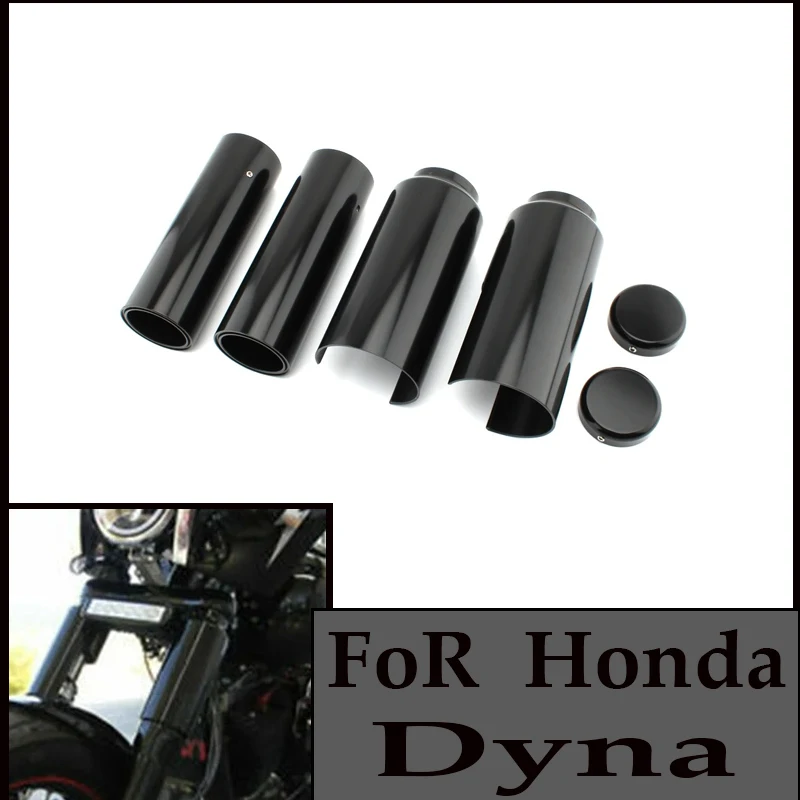 

FoR Harley Davidson Dyna 2006-2017 Motorcycle Upper+Lower Fork Cover Guard Tube Caps