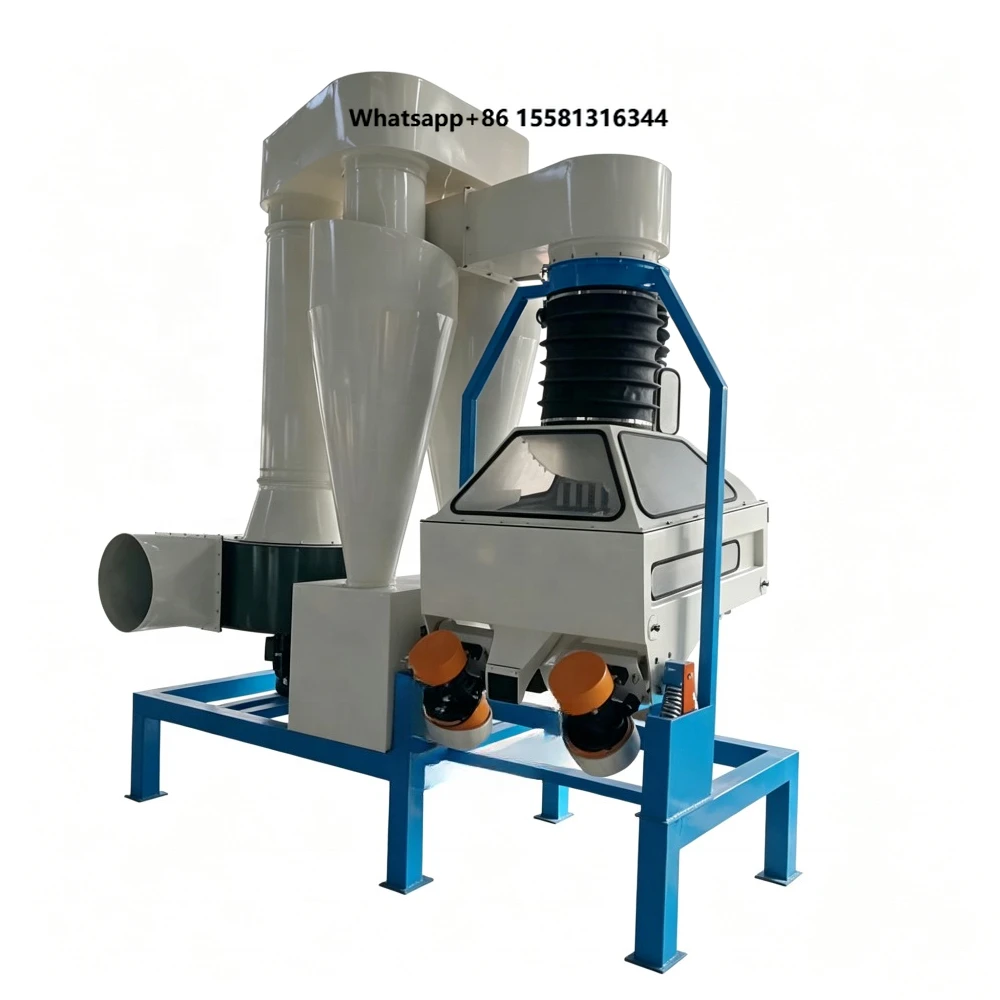 TQSF Seeds Wheat Paddy Maize Soyabeans Oats Grains Gravity Destoner to Remove Stones From Grain