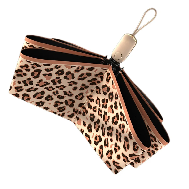 

ABKU-Automatic Umbrella For Women Style Folding Sun Umbrella Shade UV Protection Flat Parasol Umbrellas