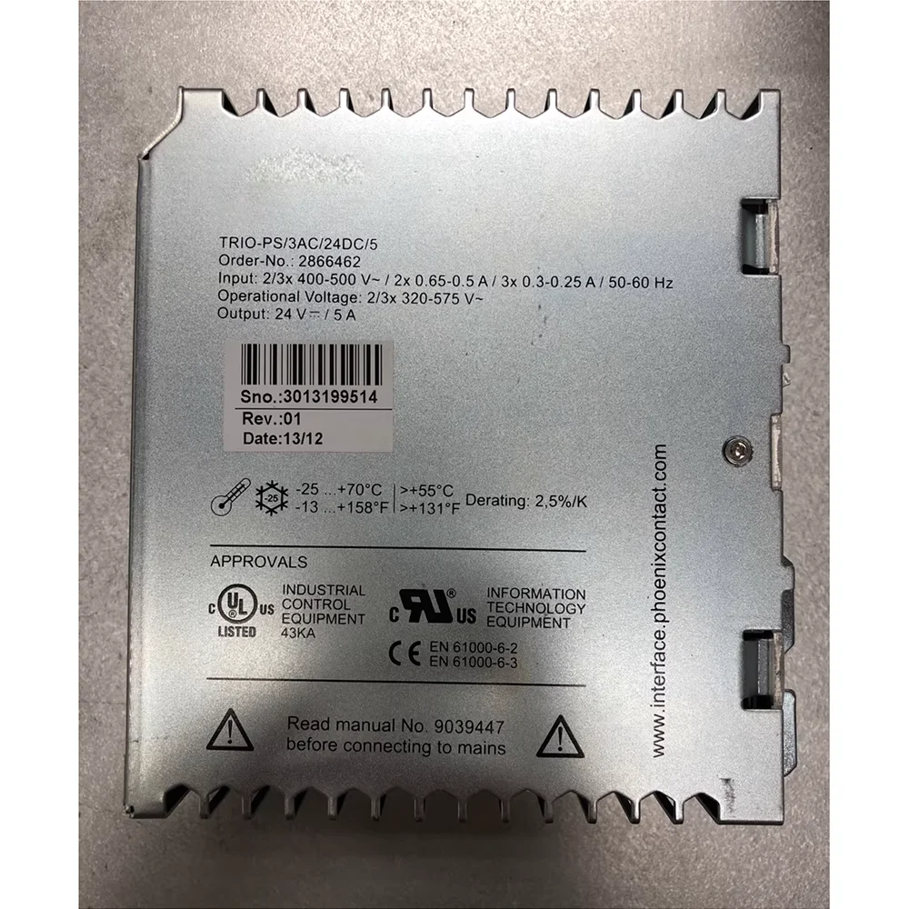 2866462 Power Supply TRIO-PS/3AC/24DC/5