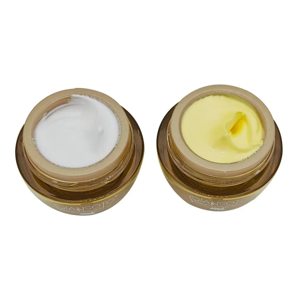 1Let Snail Collagen Day & Night Cream Set - 2-in-1 Brightening & Firming Restores Clarity & Elasticity