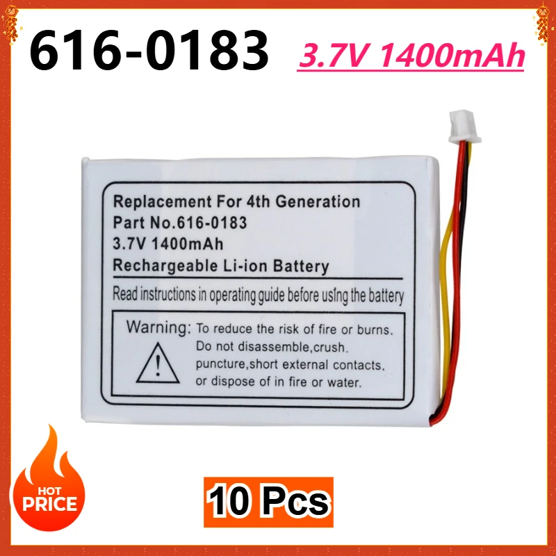 10Pcs/Lot Battery 616-0159 616-0183 616-0229 616-0232 UP425585A4H for Apple IPod Classic Series MP4 High Qualty Built-in Battery
