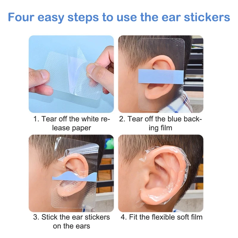 10 Sheet/box Waterproof Ear Patches Adult Children Shampoo Bathing Hair Washing Ear Protector Cover Waterproof Ear Care Stickers